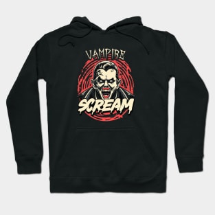 Vintage Halloween Vampire Scream Hoodie